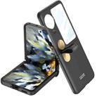 For OPPO Find N3 Flip GKK Integrated Ultrathin with Rotating Cortical Belt Phone Case(Black) - 1