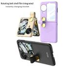 For OPPO Find N3 Flip GKK Integrated Ultrathin with Rotating Cortical Belt Phone Case(Black) - 2