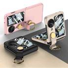 For OPPO Find N3 Flip GKK Integrated Ultra-thin Rotating Ring Full Coverage Phone Case(Gold) - 2