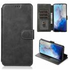 For Samsung Galaxy S20 Calf Texture Magnetic Buckle Horizontal Flip Leather Case with Holder & Card Slots & Wallet & Photo Frame(Black) - 1