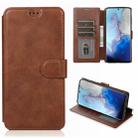 For Samsung Galaxy S20 Calf Texture Magnetic Buckle Horizontal Flip Leather Case with Holder & Card Slots & Wallet & Photo Frame(Coffee) - 1