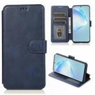 For Samsung Galaxy S20 Plus Calf Texture Magnetic Buckle Horizontal Flip Leather Case with Holder & Card Slots & Wallet & Photo Frame(Blue) - 1