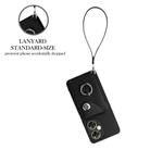 For OnePlus Nord CE 3 Lite Organ Card Bag Ring Holder PU Phone Case with Lanyard(Black) - 3
