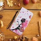 For OPPO A58 4G Colored Drawing Pattern Leather Phone Case(Dancing Girl) - 2
