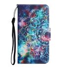 For OPPO A78 4G Colored Drawing Pattern Leather Phone Case(Star Mandala) - 3