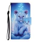 For OPPO A78 4G Colored Drawing Pattern Leather Phone Case(Little Leopard) - 3