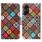 For OPPO A98 Colored Drawing Pattern Leather Phone Case(Ethnic Style) - 1