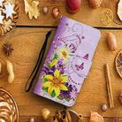 For OPPO A98 Colored Drawing Pattern Leather Phone Case(Yellow Flower Butterfly) - 2
