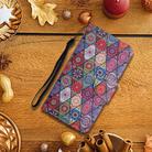 For OPPO A98 Colored Drawing Pattern Leather Phone Case(Diamond Kaleidoscope) - 2