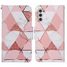 For Samsung Galaxy A15 Colored Drawing Pattern Leather Phone Case(Marble) - 1