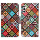 For Samsung Galaxy S24+ 5G Colored Drawing Pattern Leather Phone Case(Ethnic Style) - 1