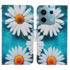 For Xiaomi Redmi Note 13 Pro Colored Drawing Pattern Leather Phone Case(Daisy) - 1