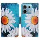 For Xiaomi Redmi Note 13 Pro Colored Drawing Pattern Leather Phone Case(Chrysanthemum) - 1