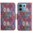 For Xiaomi Redmi Note 13 Pro Colored Drawing Pattern Leather Phone Case(Diamond Kaleidoscope) - 1