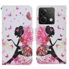 For Xiaomi Redmi Note 13 Colored Drawing Pattern Leather Phone Case(Dancing Girl) - 1