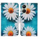 For Xiaomi Redmi 13C Colored Drawing Pattern Leather Phone Case(Daisy) - 1