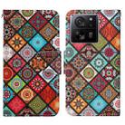 For Xiaomi Redmi 13T Colored Drawing Pattern Leather Phone Case(Ethnic Style) - 1