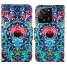 For Xiaomi Redmi 13T Colored Drawing Pattern Leather Phone Case(Mandala) - 1