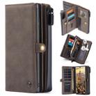 For Samsung Galaxy Note 20 CaseMe 018 Detachable Multi-functional Horizontal Flip Leather Case with Card Slot & Holder & Zipper Wallet & Photo Frame(Brown) - 1