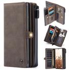 For Samsung Galaxy Note 20 Ultra CaseMe 018 Detachable Multi-functional Horizontal Flip Leather Case with Card Slot & Holder & Zipper Wallet & Photo Frame(Brown) - 1