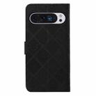 For Google Pixel 9 Pro XL Ethnic Style Embossed Pattern Leather Phone Case(Black) - 3