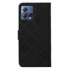 For Motorola Moto S30 Pro Ethnic Style Embossed Pattern Leather Phone Case(Black) - 3