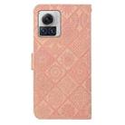 For Motorola Moto X30 Pro Ethnic Style Embossed Pattern Leather Phone Case(Pink) - 3