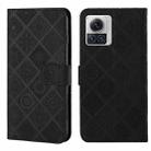 For Motorola Moto X30 Pro Ethnic Style Embossed Pattern Leather Phone Case(Black) - 1