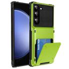 For Samsung Galaxy S24 5G Scratch-Resistant Shockproof Heavy Duty Rugged Armor Phone Case(Green) - 1