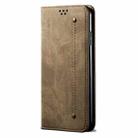 For OnePlus Nord CE4 Denim Texture Casual Style Horizontal Flip Leather Case(Khaki) - 3