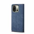 For OnePlus 13s 5G Denim Texture Casual Style Horizontal Flip Leather Case(Blue) - 3