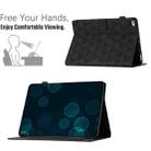 For iPad mini 5 / 4 / 3 / 2 / 1 Diamond Texture Embossed Leather Smart Tablet Case(Black) - 6