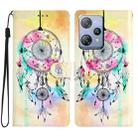 For Blackview A53 Pro Colored Drawing Leather Phone Case(Dream Catcher) - 1