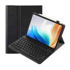 For OPPO Pad Air2 11.4 inch OP14 TPU Ultra-thin Detachable Bluetooth Keyboard Leather Case(Black) - 1