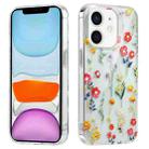 For iPhone 11 Electroplated Symphony Phone Case(Miscellaneous Flowers) - 1