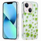 For iPhone 13 Electroplated Symphony Phone Case(Four-leaf-clover) - 1