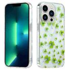 For iPhone 13 Pro Electroplated Symphony Phone Case(Four-leaf-clover) - 1