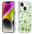 For iPhone 14 Plus Electroplated Symphony Phone Case(Four-leaf-clover) - 1