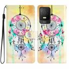 For TCL 403 Colored Drawing Leather Phone Case(Dream Catcher) - 1