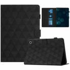 For Amazon Kindle Fire Max 11 2023  Diamond Texture Embossed Leather Smart Tablet Case(Black) - 1