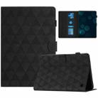 For Amazon Kindle HD8 2020 / 2022 Diamond Texture Embossed Leather Smart Tablet Case(Black) - 1