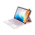 For OPPO Pad Air2 11.4 inch OP14-A TPU Ultra-thin Detachable Bluetooth Keyboard Leather Case with Touchpad(Pink) - 4
