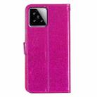 For Xiaomi 15 Glitter Powder Flip Leather Phone Case(Rose Red) - 3