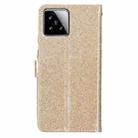 For Xiaomi 15 Glitter Powder Flip Leather Phone Case(Gold) - 3