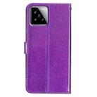 For Xiaomi 15 Glitter Powder Flip Leather Phone Case(Purple) - 3
