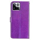 For Xiaomi 15 Pro Glitter Powder Flip Leather Phone Case(Purple) - 3
