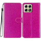For Xiaomi 15T Pro 5G Glitter Powder Flip Leather Phone Case(Rose Red) - 1