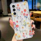 For Samsung Galaxy S24 5G Electroplated Symphony Phone Case(Miscellaneous Flowers) - 1