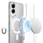 For Samsung Galaxy S25 Edge 5G MagSafe Magnetic Acrylic TPU Phone Case(Transparent) - 2