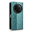 For OPPO Find N5 Honeycomb Dot Texture Leather Phone Case(Green) - 3
